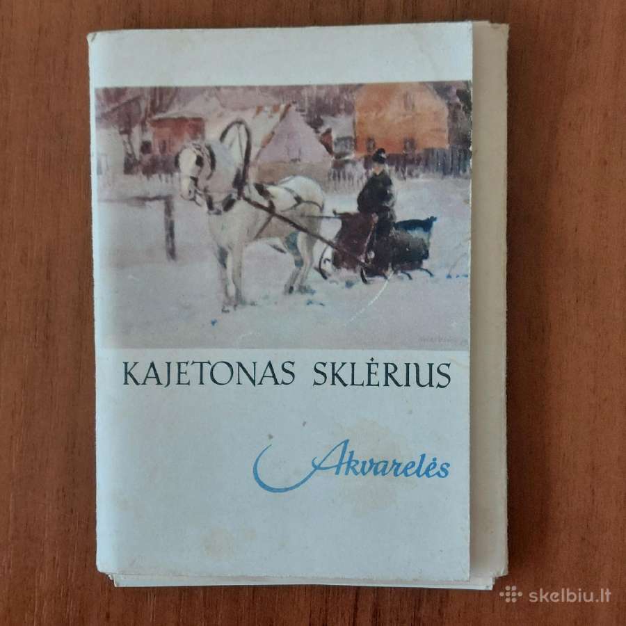 Kajetonas Sklėrius - atviručių komplektas .