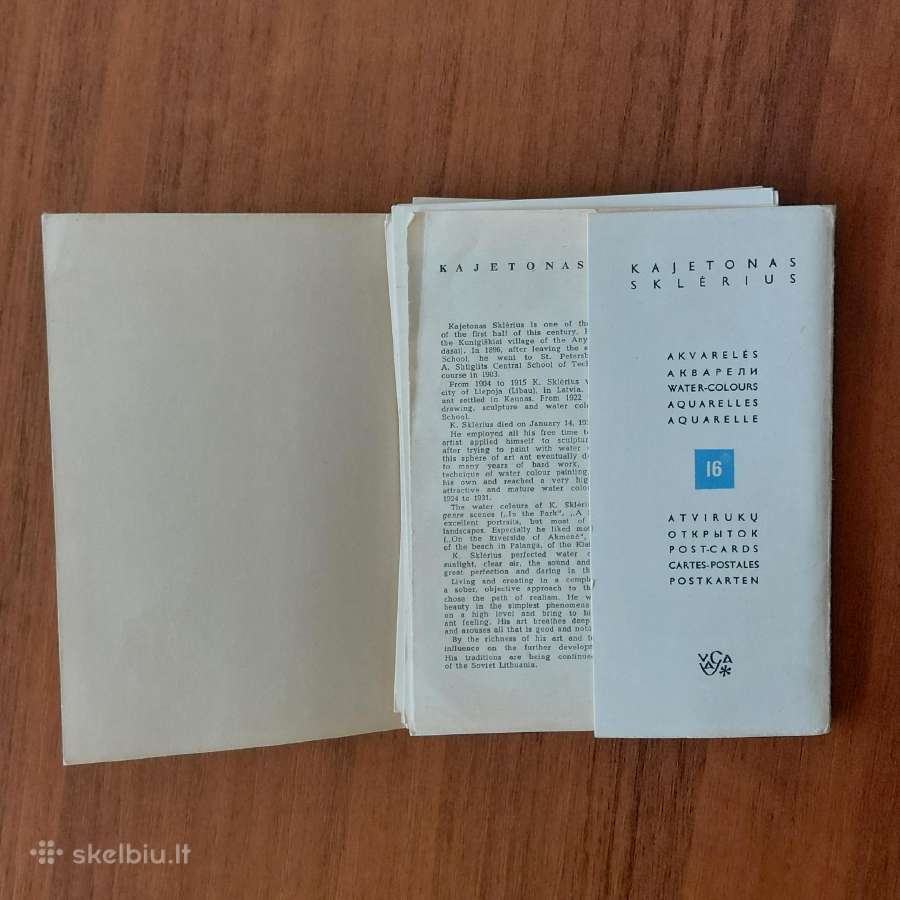 Kajetonas Sklėrius - atviručių komplektas . - nuotraukos Nr. 15