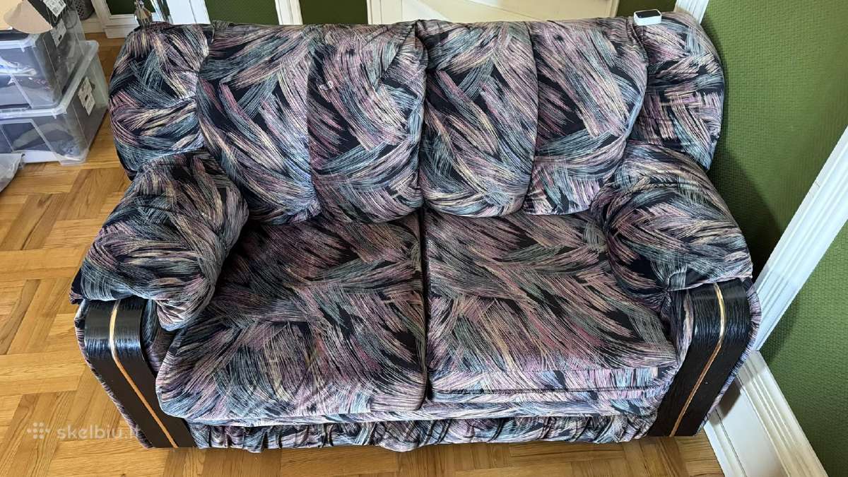 Minkšta dalis, 3/2 sofa išleidžiama - nuotraukos Nr. 3