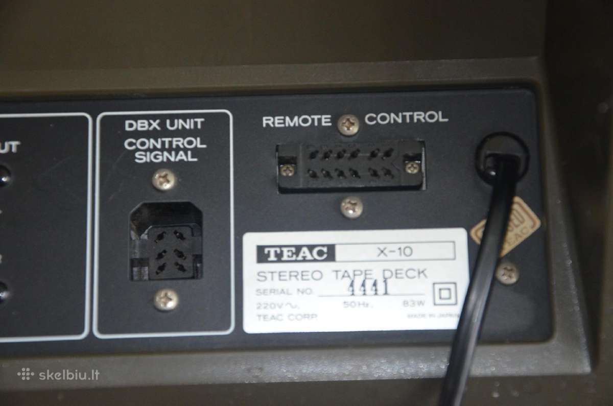 Teac X-10 - nuotraukos Nr. 5