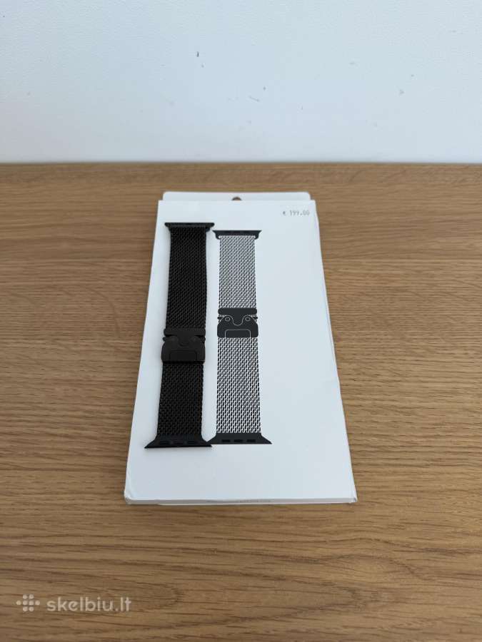 Apyrankė Apple Watch Black Titanium Milanese Loop