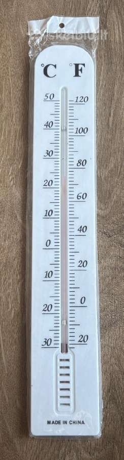 Naujas didelis sieninis termometras 38 cm