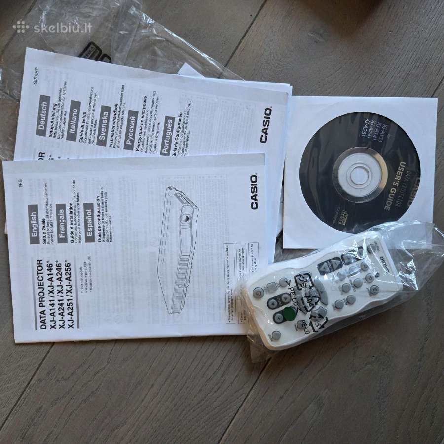 Casio data projektor Xj-141 - nuotraukos Nr. 4