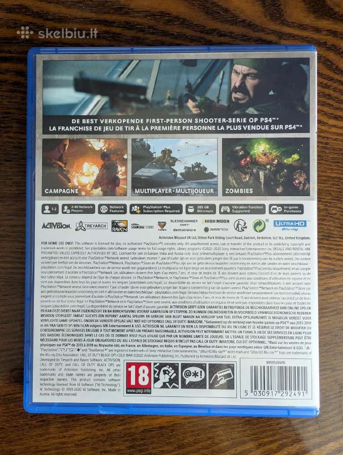Call of Duty Black Ops Cold War Ps5 - nuotraukos Nr. 2