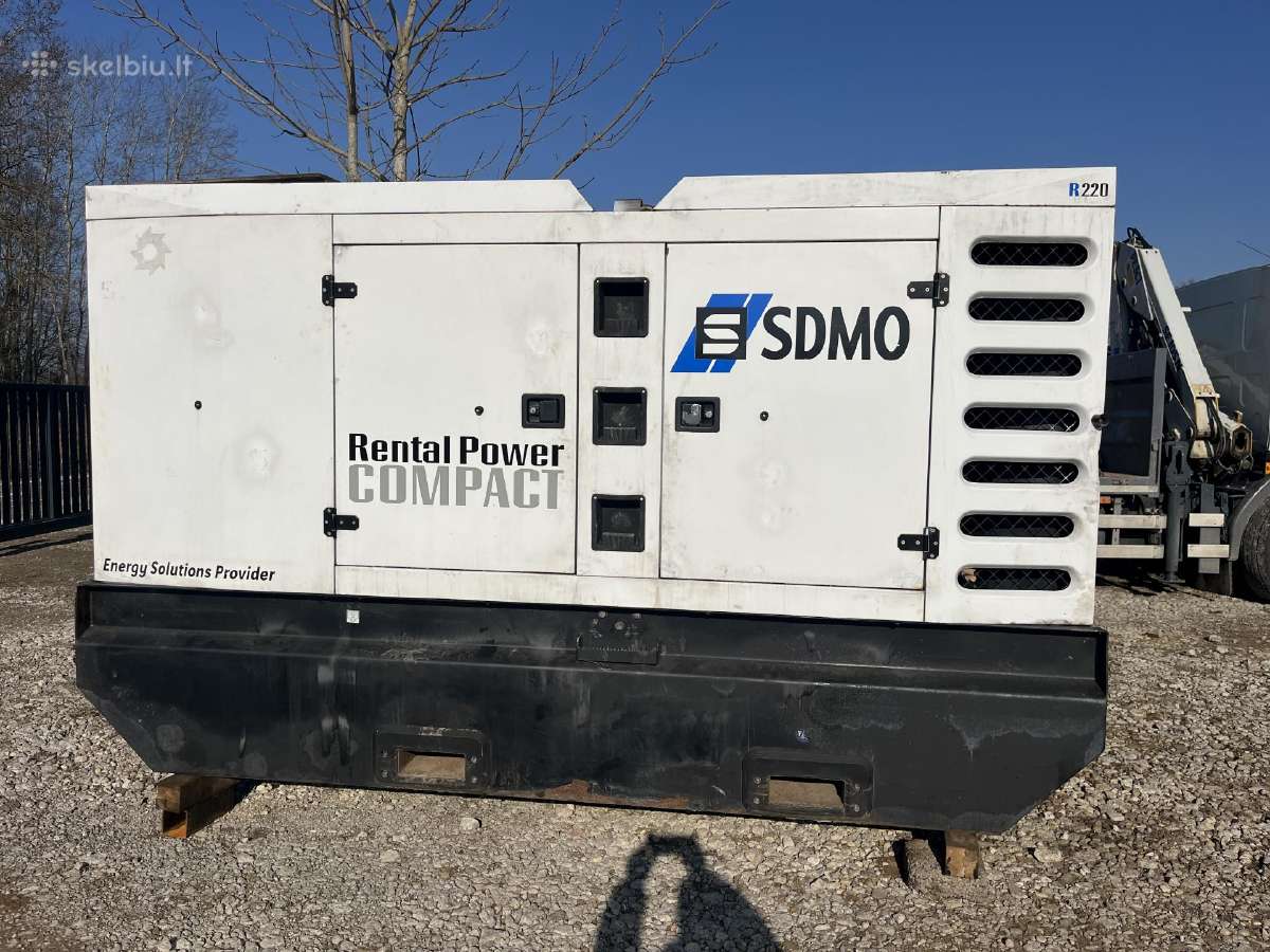 176 kw - 220 kva Sdmo Dyzelinis generatorius