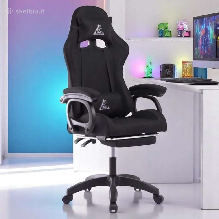 Ergonomiškos sukamos kėdės darbui ir žaidimams - nuotraukos Nr. 4