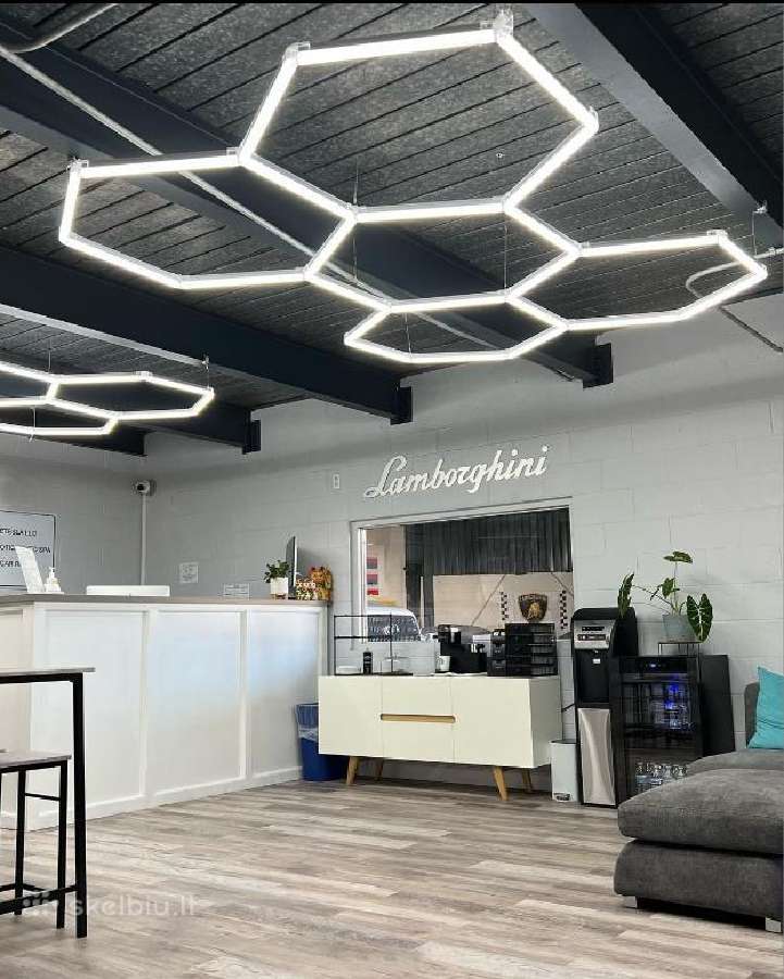 Hexagon LED Korio tipo šešiakampis apšvietimas 5he - nuotraukos Nr. 8