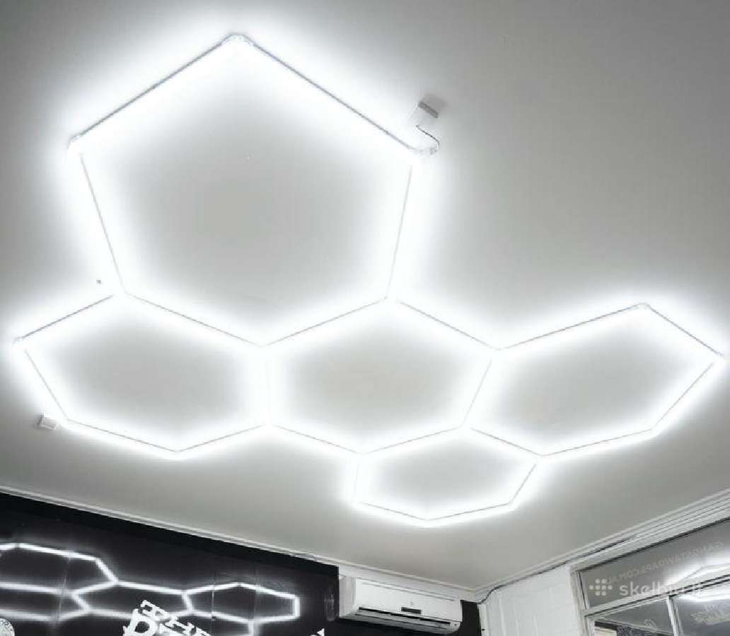 Hexagon LED Korio tipo šešiakampis apšvietimas 5he - nuotraukos Nr. 11
