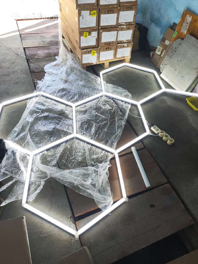 Hexagon LED Korio tipo šešiakampis apšvietimas 5he - nuotraukos Nr. 16