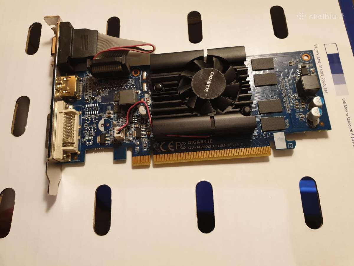 Gigabyte nvidia geforce 210 - nuotraukos Nr. 2