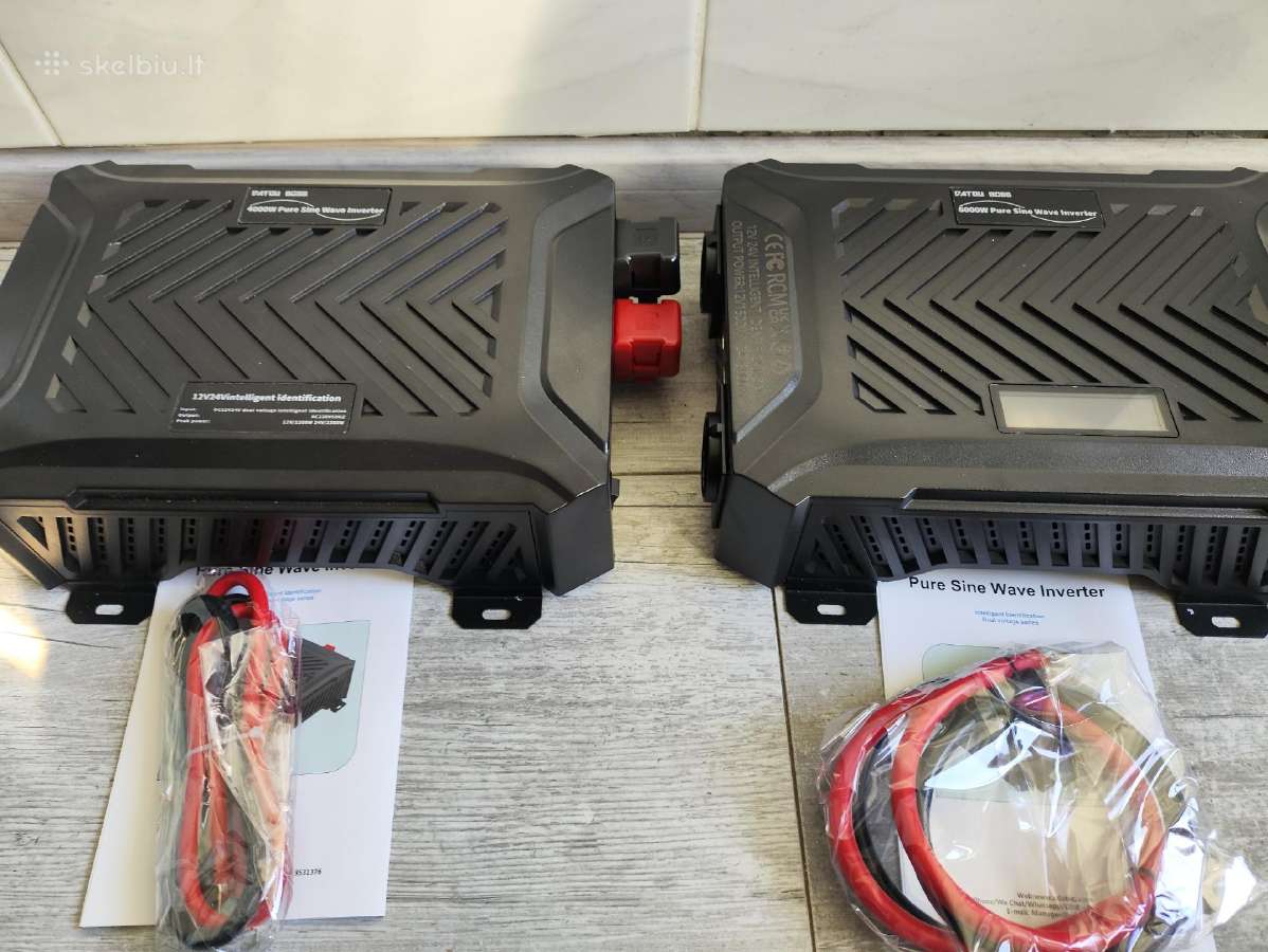 12-24v Inverteris 220v Pure sine wave 6000w - nuotraukos Nr. 18