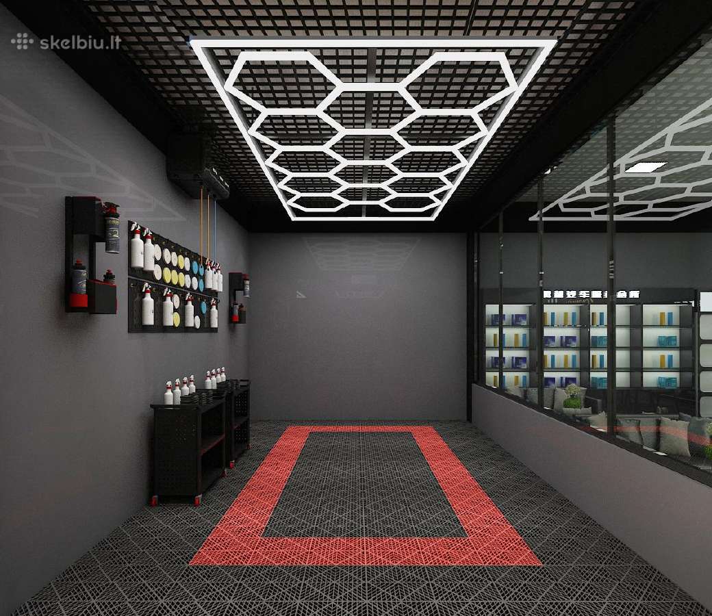 Hexagon LED Korio tipo šešiakampis apšvietimas