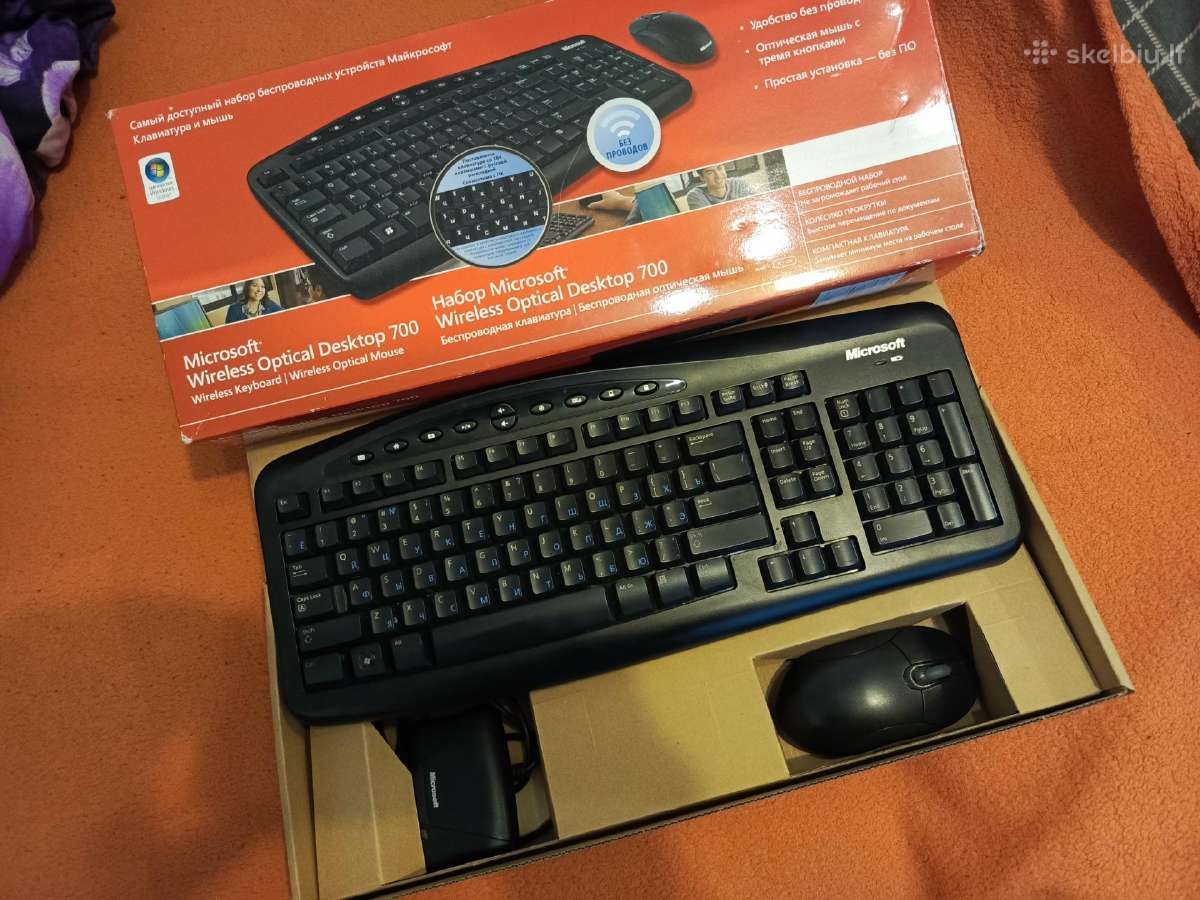 Klaviatira Microsoft Optical desktop700 usb