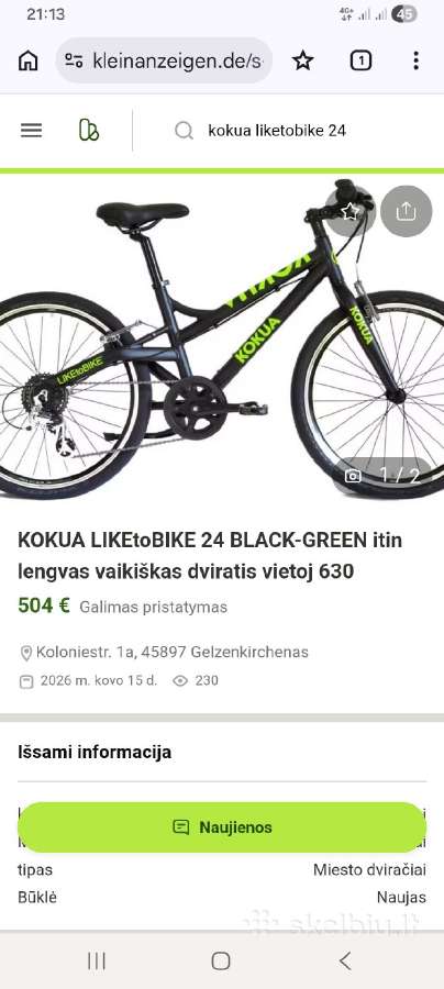 Vaikiškas dviratis - nuotraukos Nr. 8