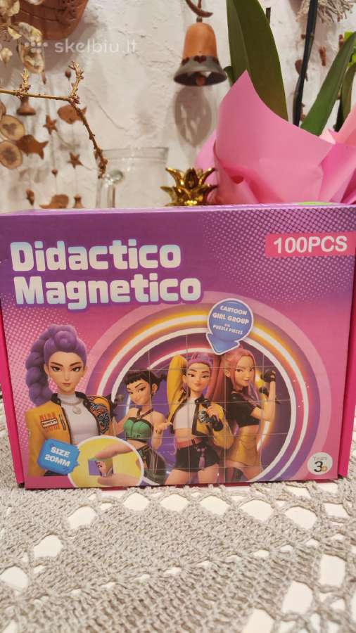 Magnetinės 100dalių populiarioa kaladėlės
