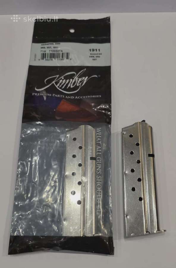 Kimber 1911 dėtuvė 9mm Stainless Steel