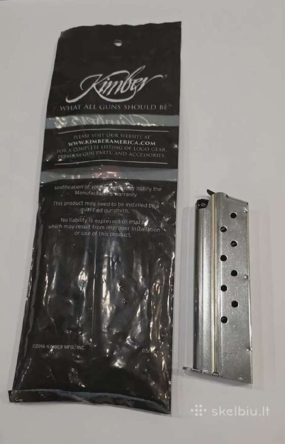1911 dėtuvė 9mm Stainless Steel - nuotraukos Nr. 3
