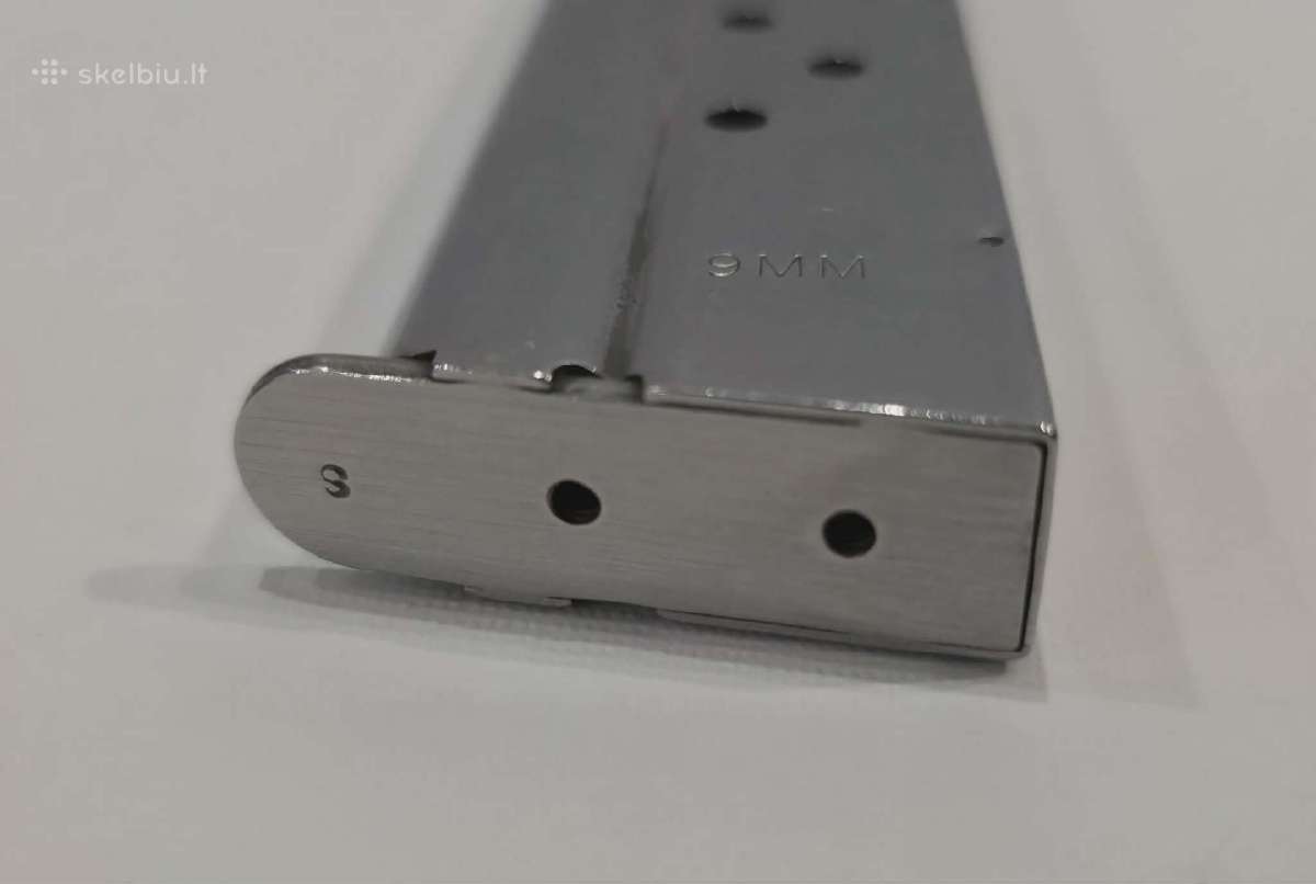 1911 dėtuvė 9mm Stainless Steel - nuotraukos Nr. 5