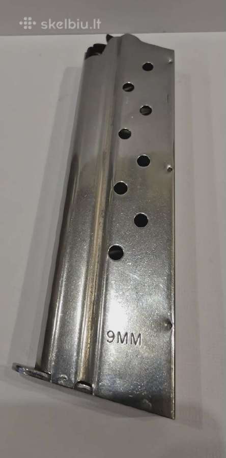 1911 dėtuvė 9mm Stainless Steel - nuotraukos Nr. 6