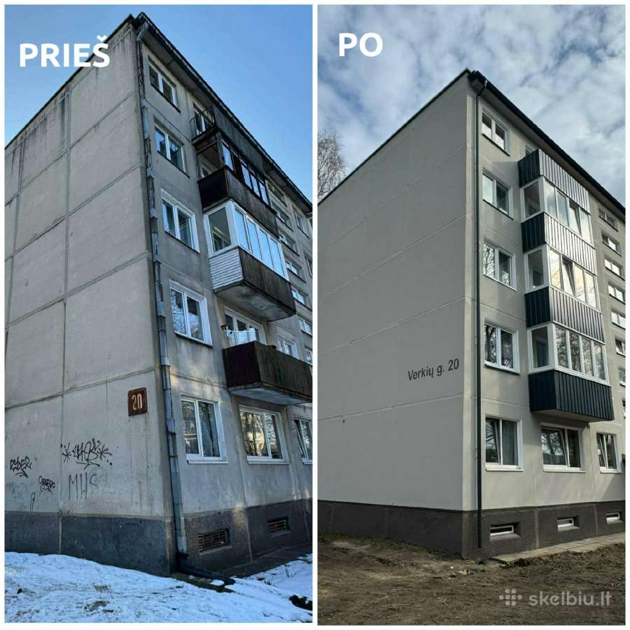 Aukštuminiai fasadų remonto (tinkavimo) darbai - nuotraukos Nr. 2