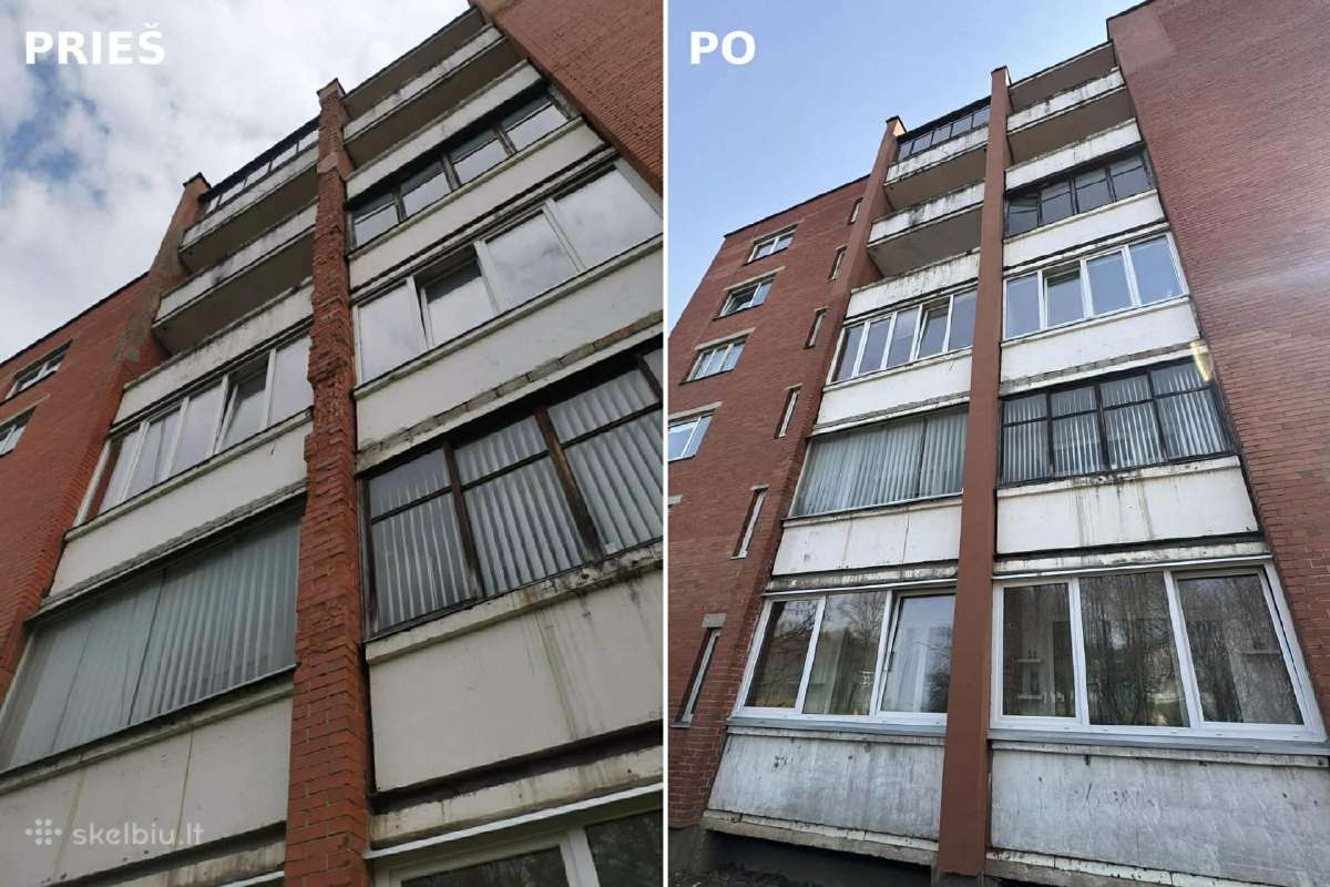 Aukštuminiai fasadų remonto (tinkavimo) darbai - nuotraukos Nr. 7