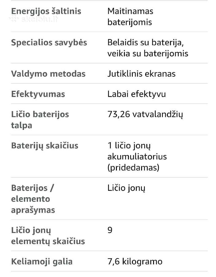 Baseinų valymo robotas Wy1103,be žarnos,120kv - nuotraukos Nr. 8
