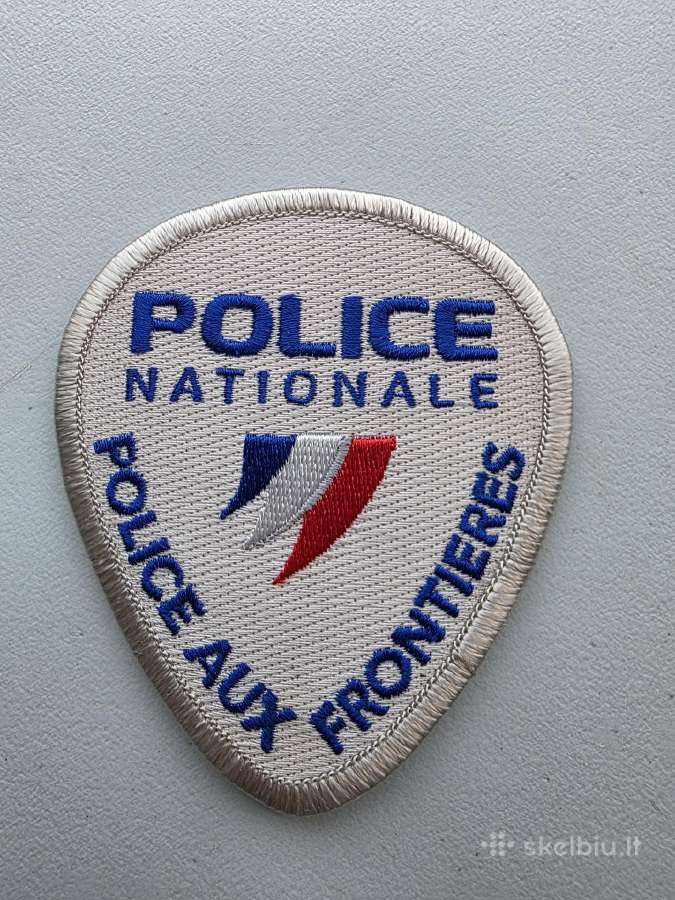 Atsiuvas Prancūzijos policijos