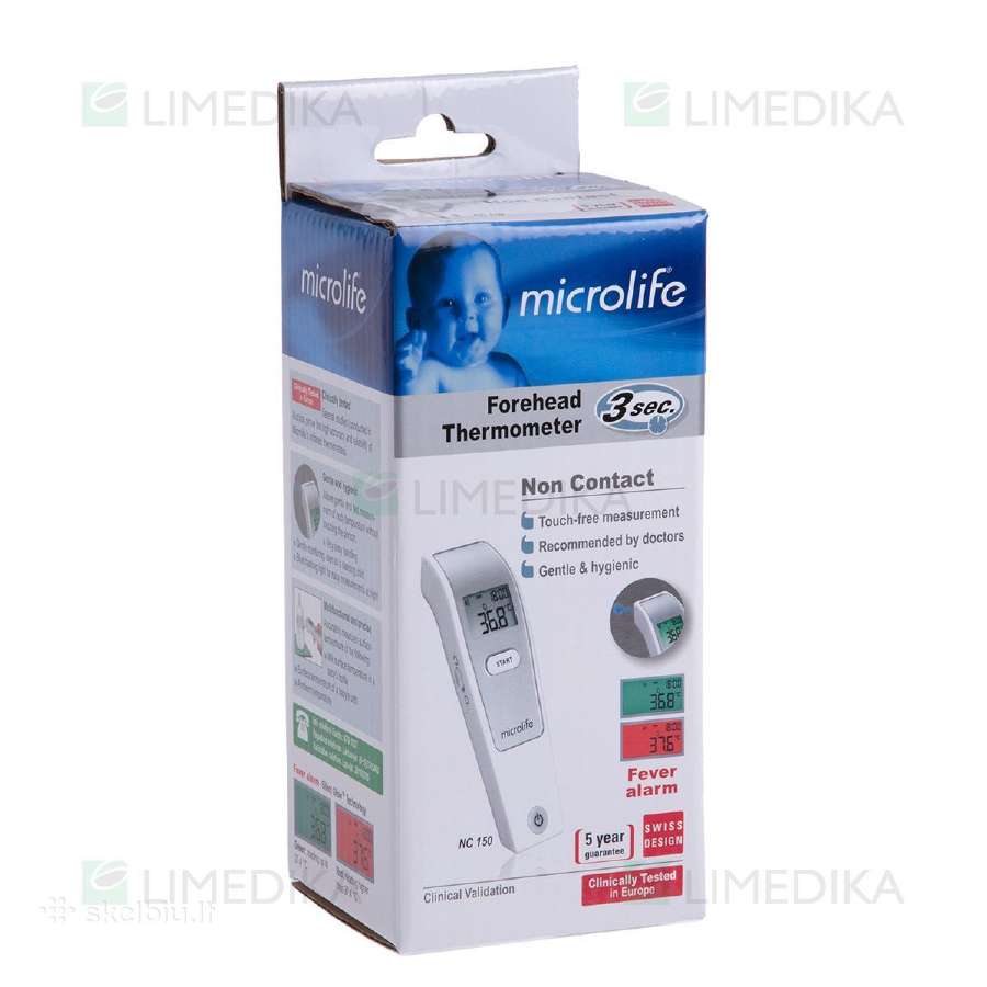 Naujas bekontaktis termometras Microlife Nc150