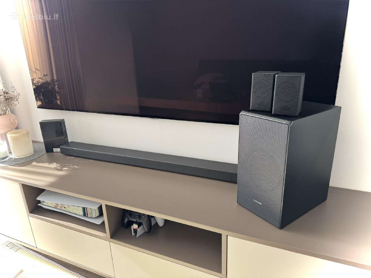 Samsung 5.1 sistema (hw-n650 + galinės kolonėlės)