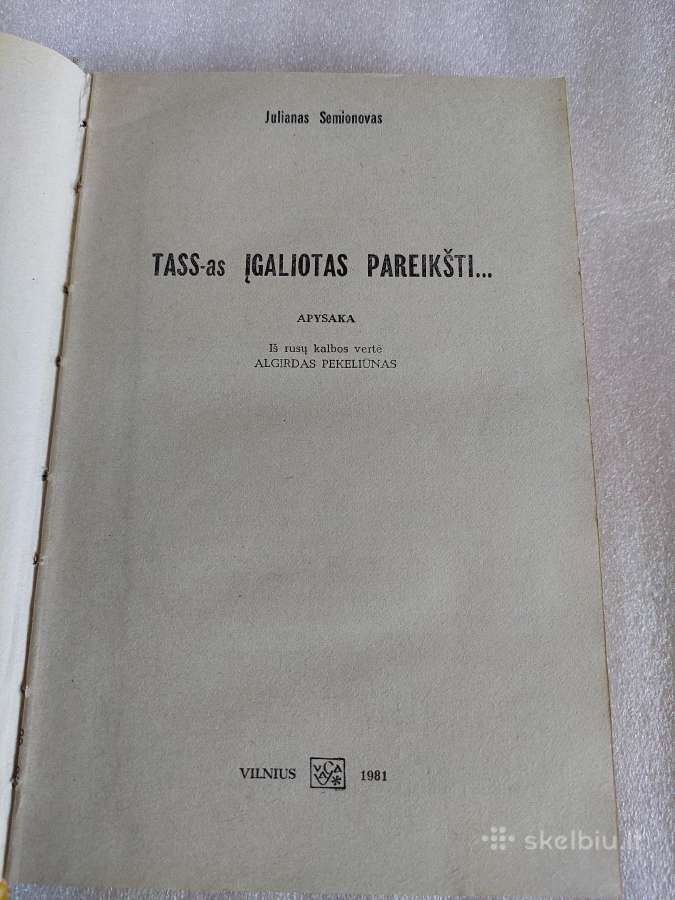 Tass-as įgaliotas pareikšti - nuotraukos Nr. 2