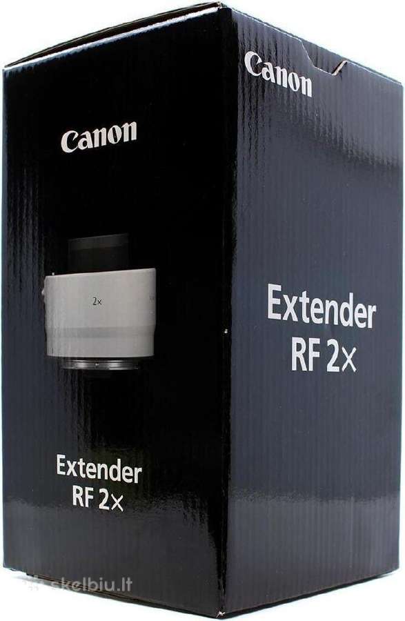 Parduodu nauja Canon Rf 2x extender - nuotraukos Nr. 2