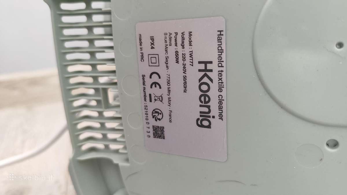 Hkoenig plaunantis plaunamas dulkių siurblys - nuotraukos Nr. 10