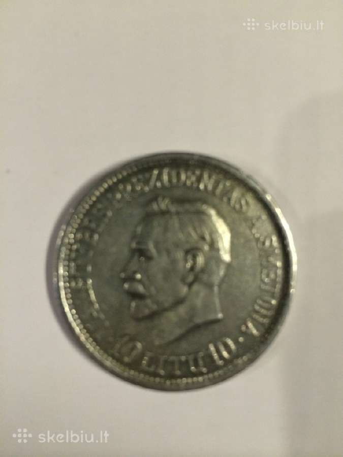 Pirksiu Lietuvos 10 litų 1938 m. kaina sutartinė