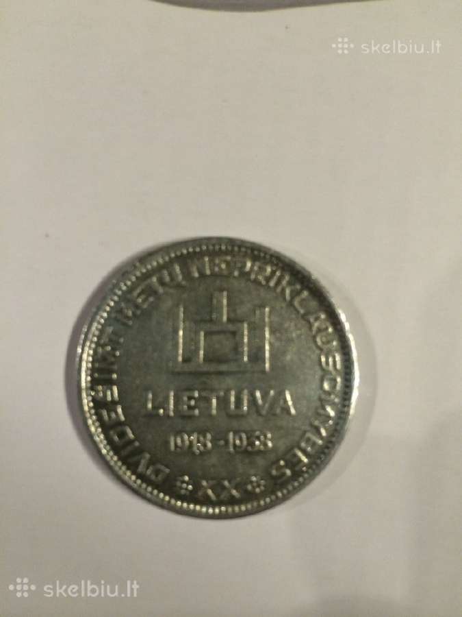 Pirksiu Lietuvos 10 litų 1938 m. kaina sutartinė - nuotraukos Nr. 2