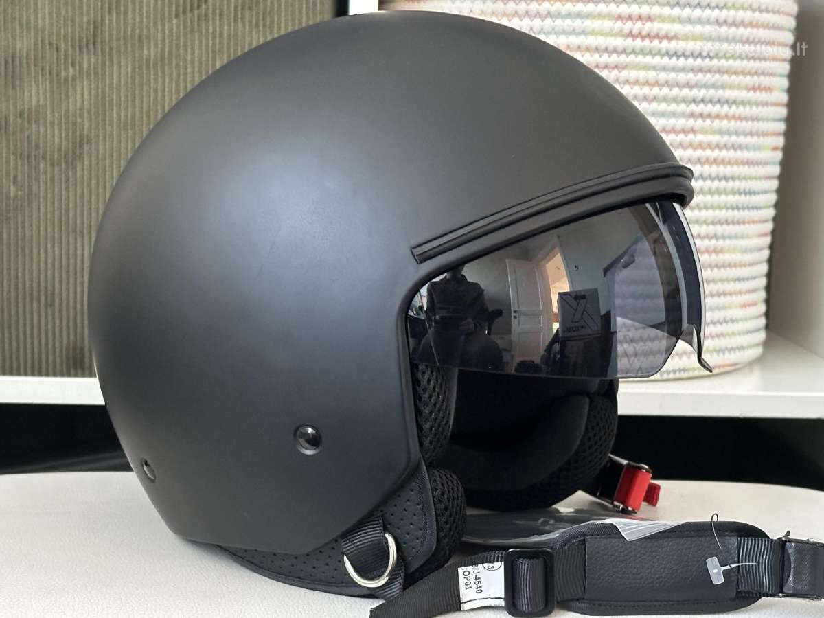 Motociklo šalmas Ovix su stiklu dydis XL – 76€ - nuotraukos Nr. 2