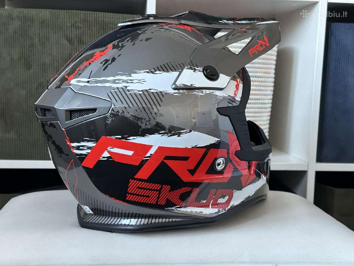 Motociklo šalmas Dexter Pro Skid enduro cross XL - nuotraukos Nr. 3