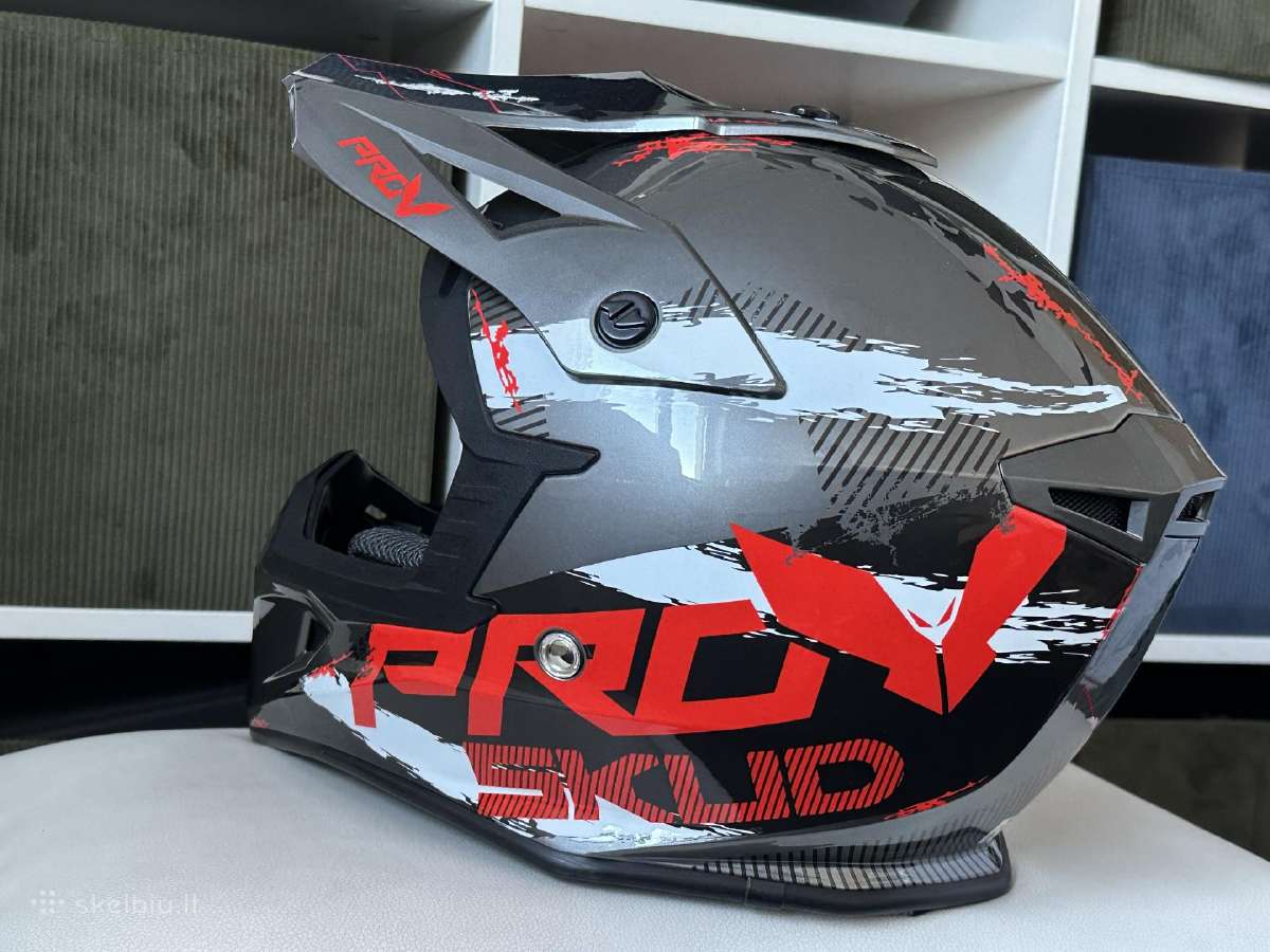 Motociklo šalmas Dexter Pro Skid enduro cross XL - nuotraukos Nr. 4