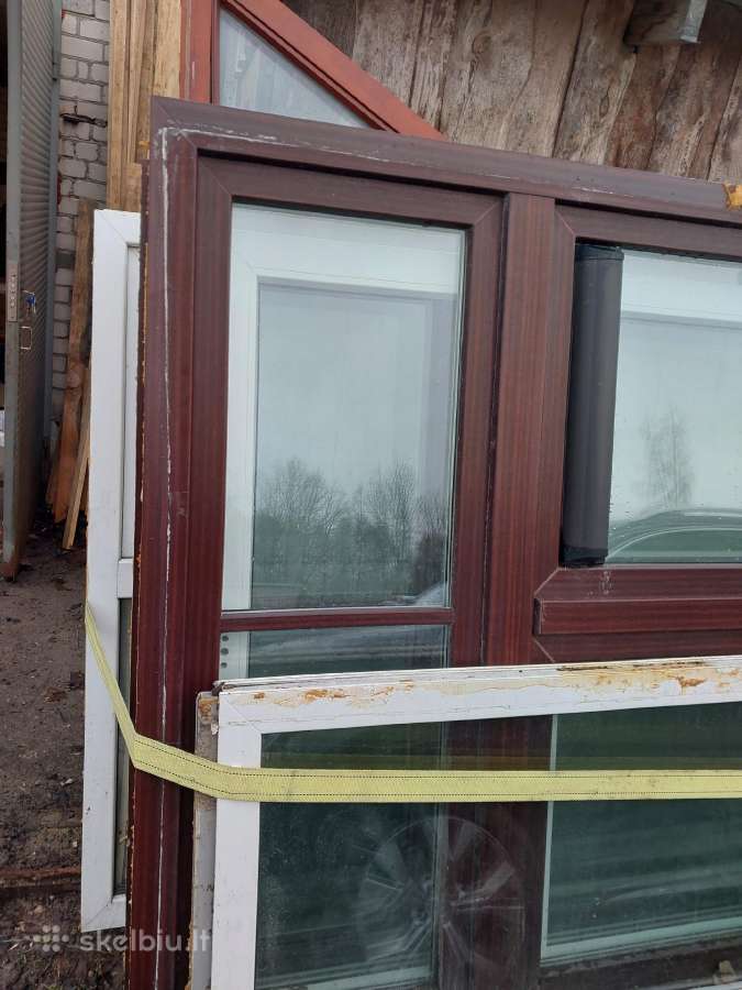 Dėvėti mediniai ir plastikiniai langai - nuotraukos Nr. 8