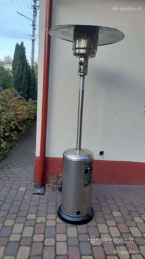 49dujinis terasos šildytuvas nerudijantis plienas