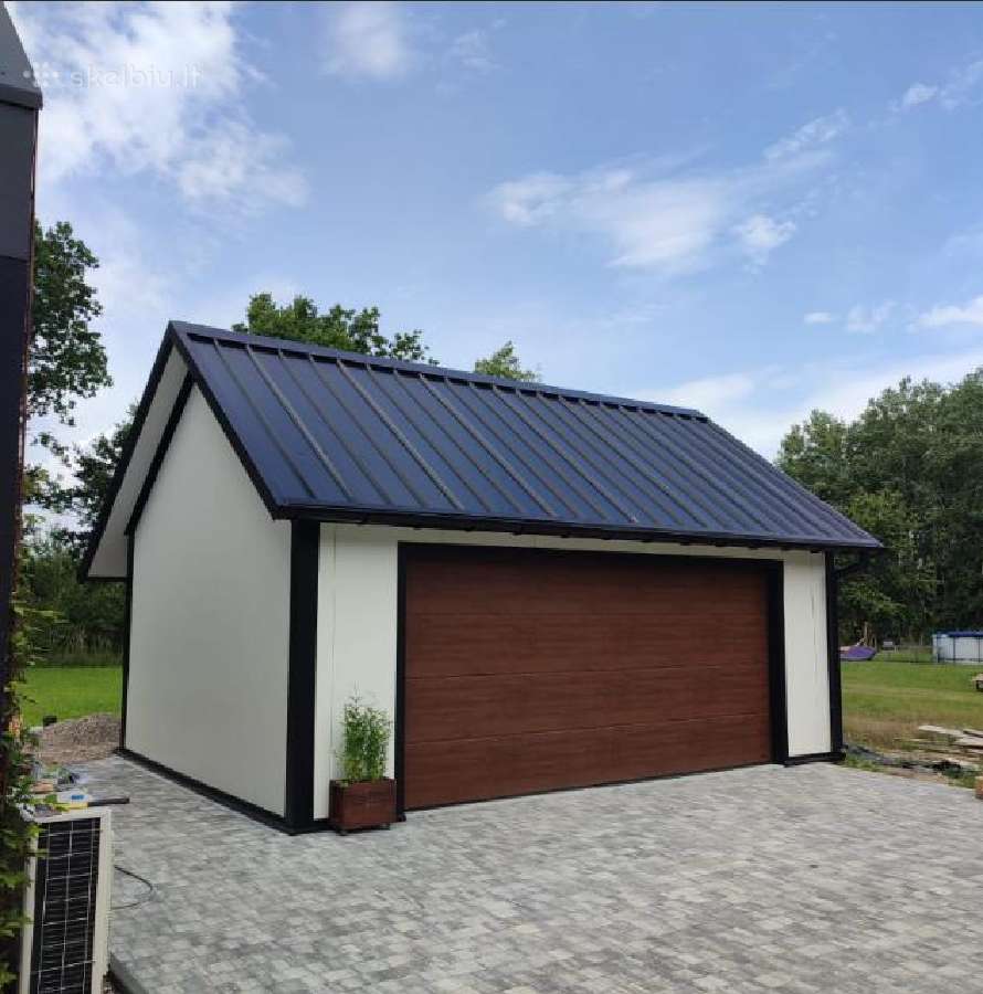 Garažas, Garažas keltuvui, Šiltinti garažai - nuotraukos Nr. 27