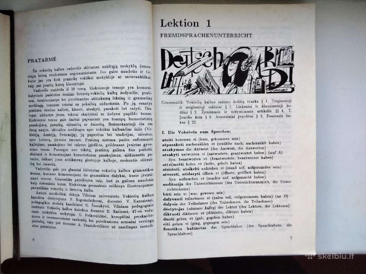 I. Norkaitienė. Vokiečių k. vadovėlis. 1992 m. lei - nuotraukos Nr. 5