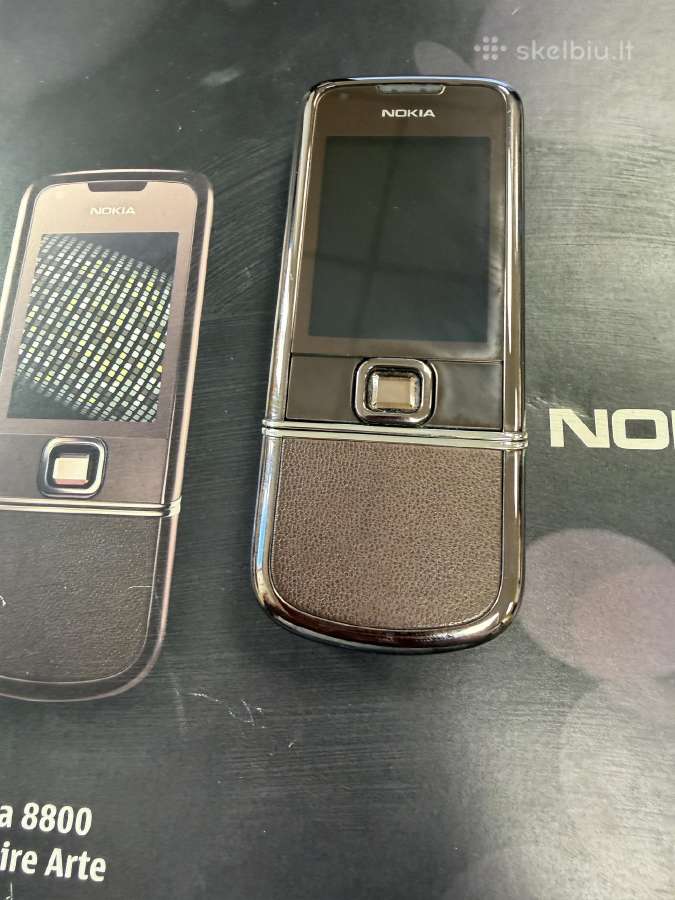 Nokia sapphire Arte 8800 su pilnu komplektu - nuotraukos Nr. 2
