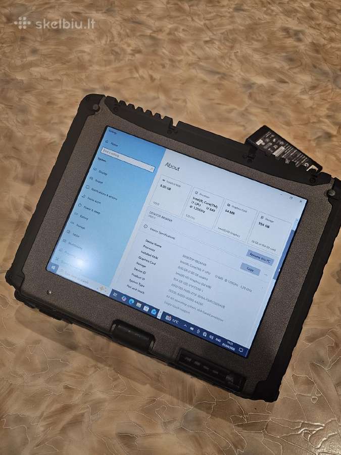 Kompiuteris Getac V100 tinkamas mašinų servisams - nuotraukos Nr. 4