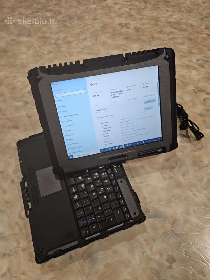 Kompiuteris Getac V100 tinkamas mašinų servisams - nuotraukos Nr. 5