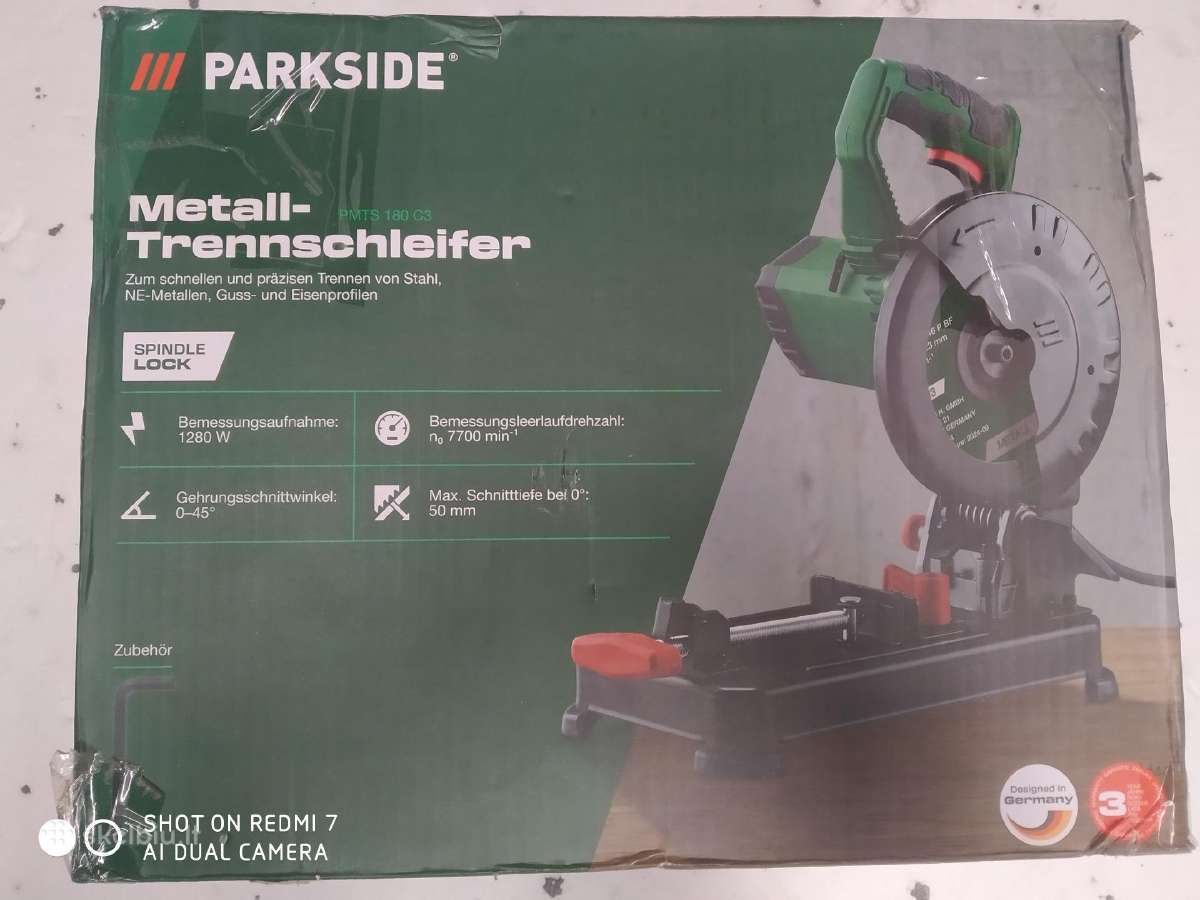 Metalo pjovimo,šlifavimo staklės Parkside. - nuotraukos Nr. 2