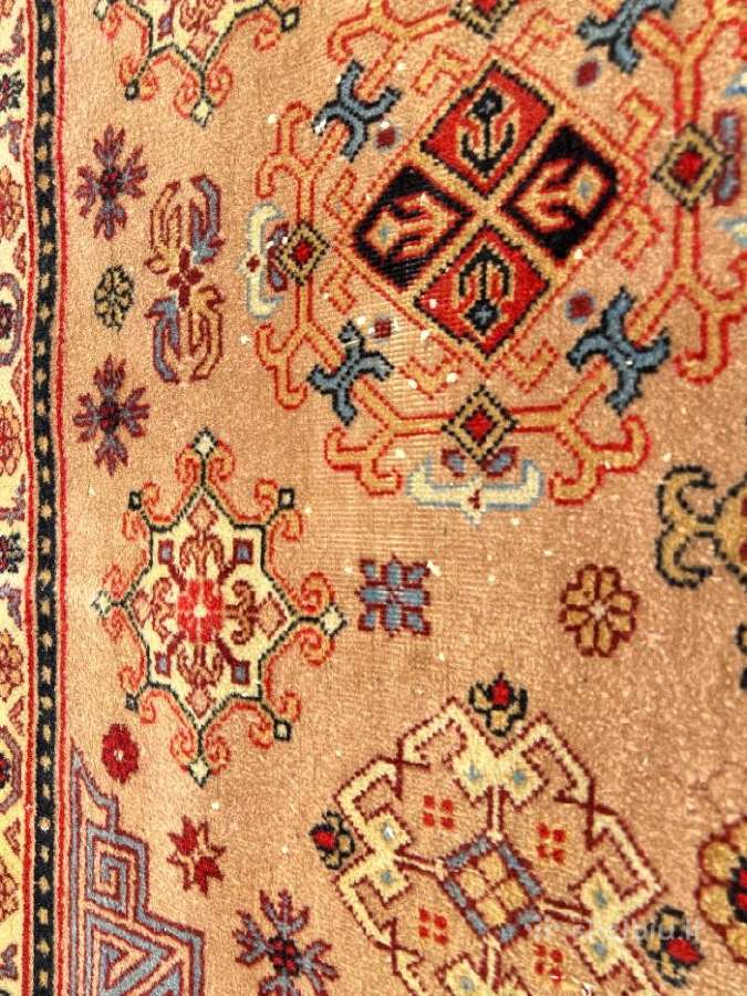 Vilnonis rankų darbo kilimas - nuotraukos Nr. 14