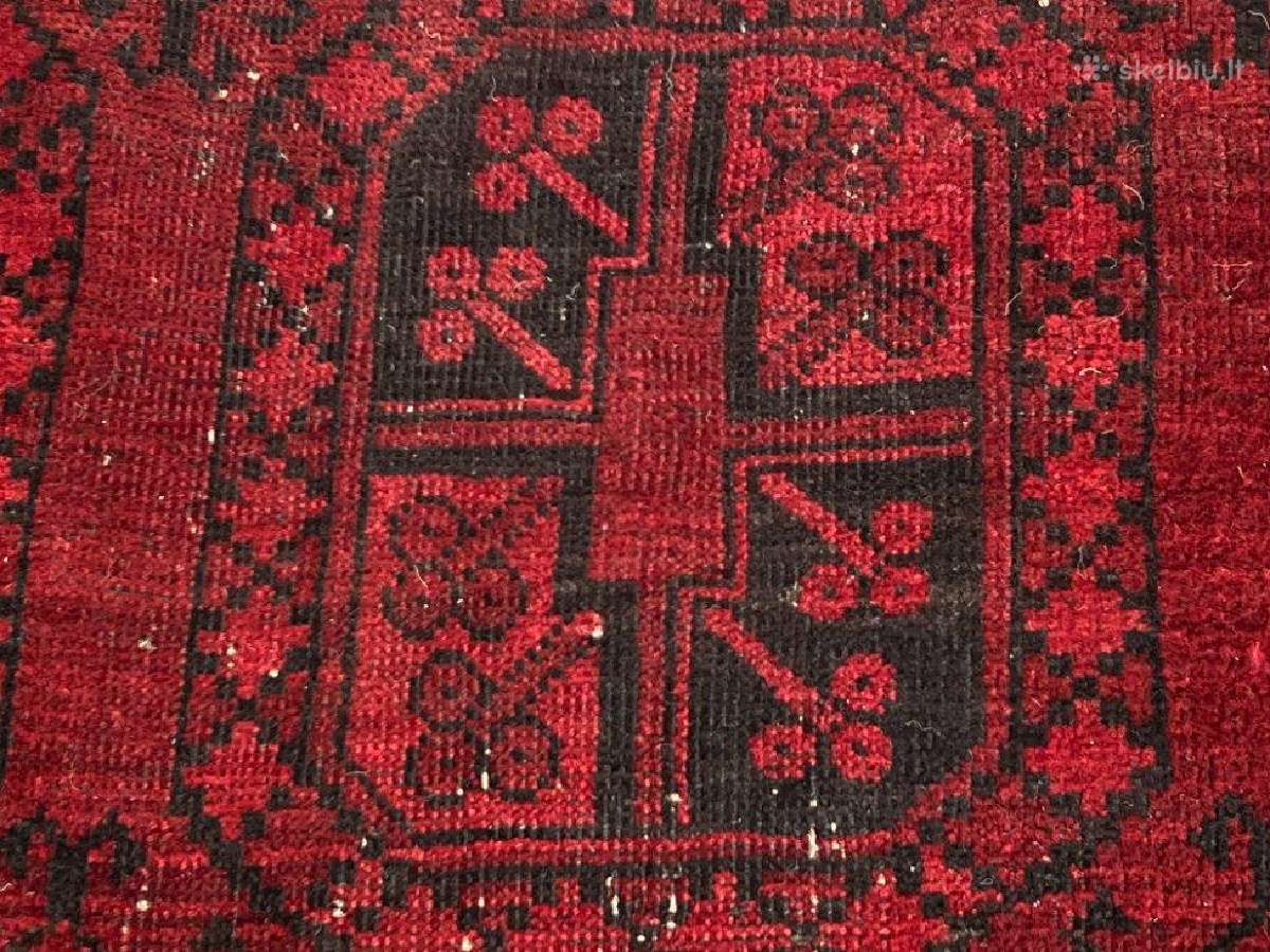 Rankų darbo, vilnonis kilimas "Afgan" - nuotraukos Nr. 12