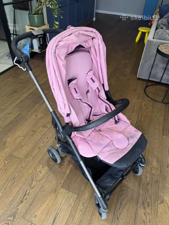 Cybex Melio vežimėlis, Magnolia Pink-purple - nuotraukos Nr. 2