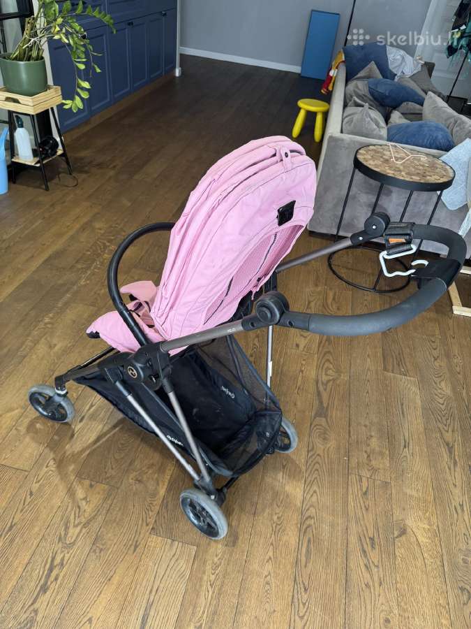 Cybex Melio vežimėlis, Magnolia Pink-purple - nuotraukos Nr. 3