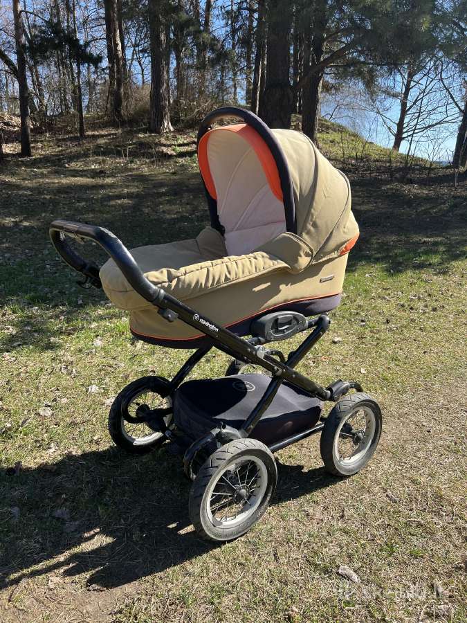 Kūdikio vežimėlis navigton su nuimamu krepšiu